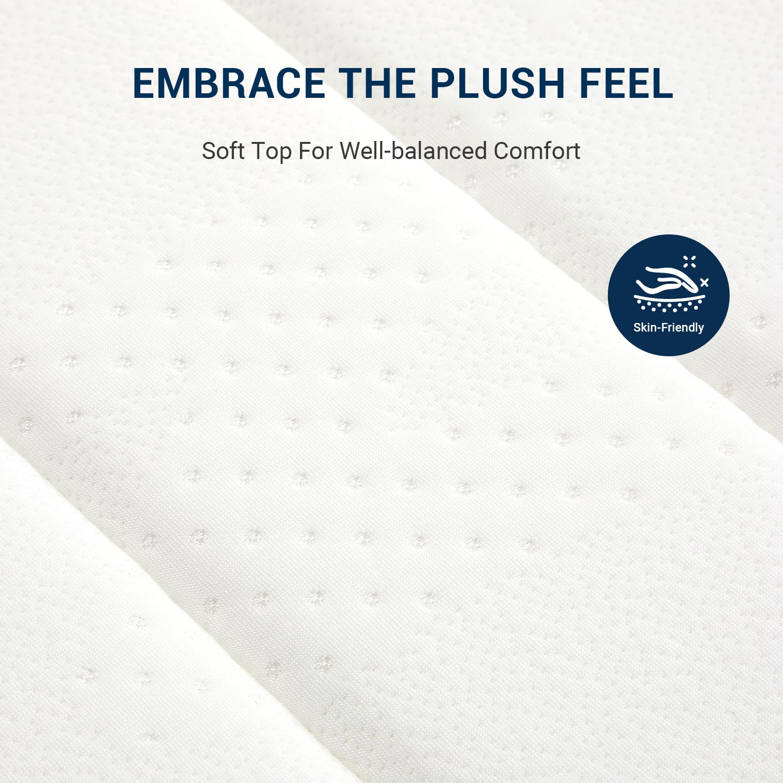 Avenco 10 Inch Queen Mattress, Hybrid Mattress In A Box With Independent Spring, Soft And Comfort Medium Firm Queen Size Mattres